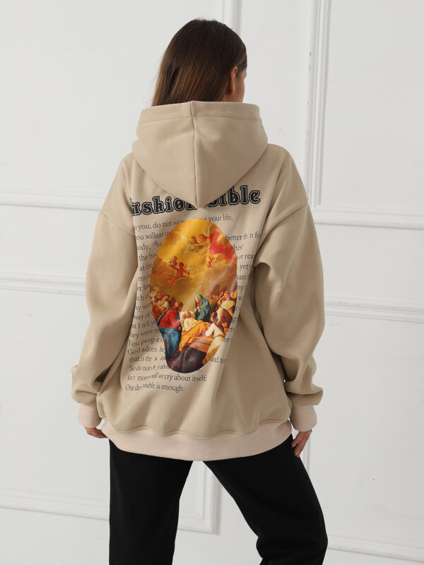 Women's Casual Printed Long Sleeve Sweatshirt – Stylish & Comfortable Everyday Wear
