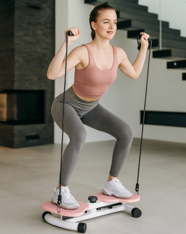 Waist Twist Exercise Machine – Silent Core & Ab Trainer with Foot Massage for Home Gym Weight Loss (Men & Women)